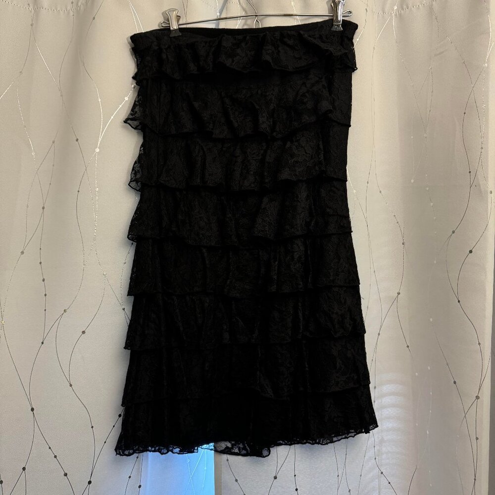 Little Black ruffle Dress